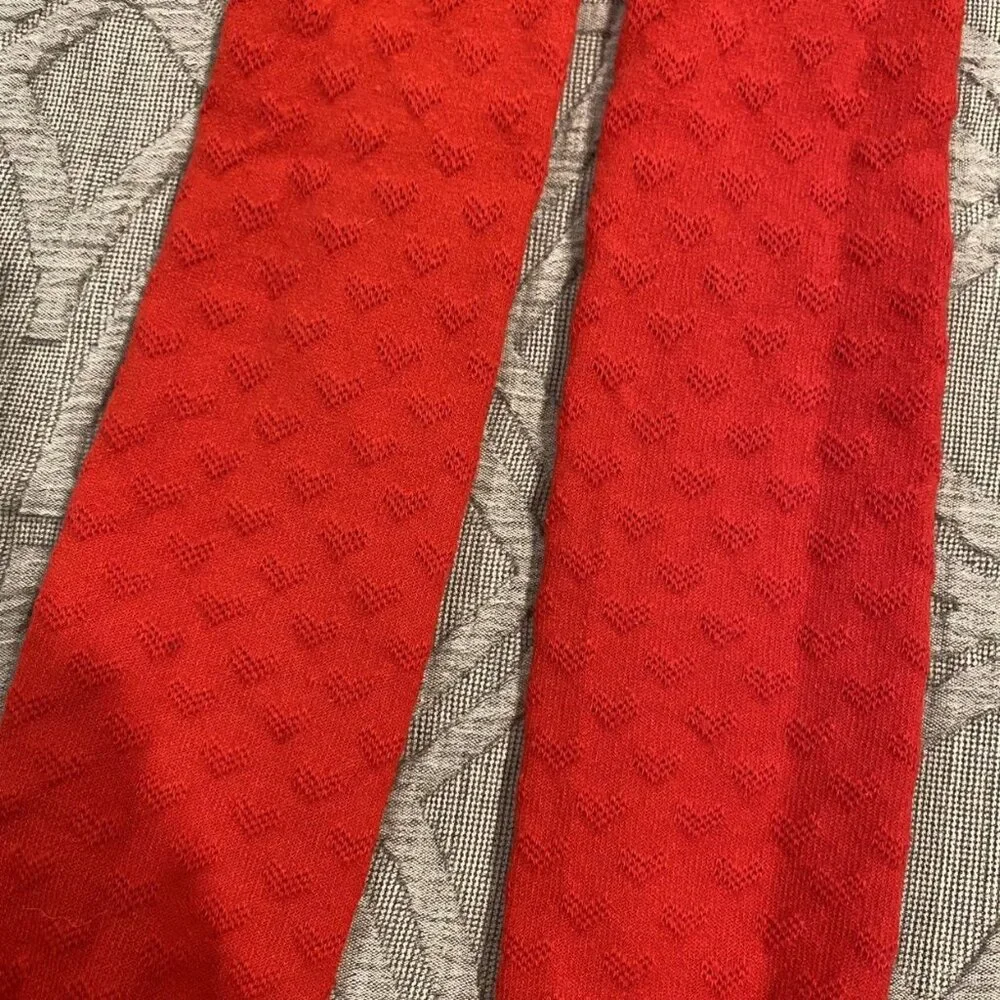 Girls Sz 4-6X Tights Bundle - Red & Black